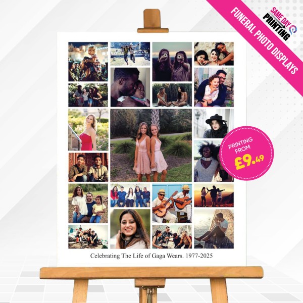 Funeral Photo Displays