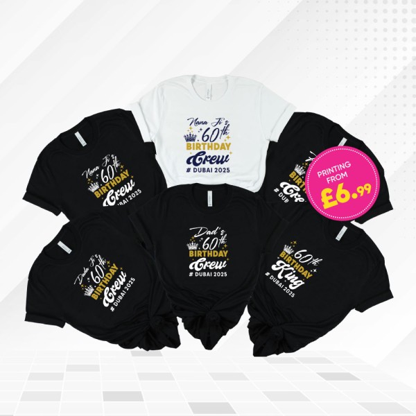 Birthday T shirt Printing