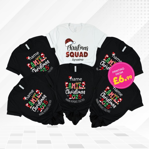 Christmas  T shirt Printing