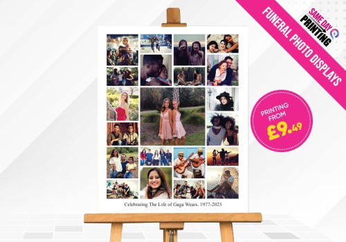 Funeral Photo Displays